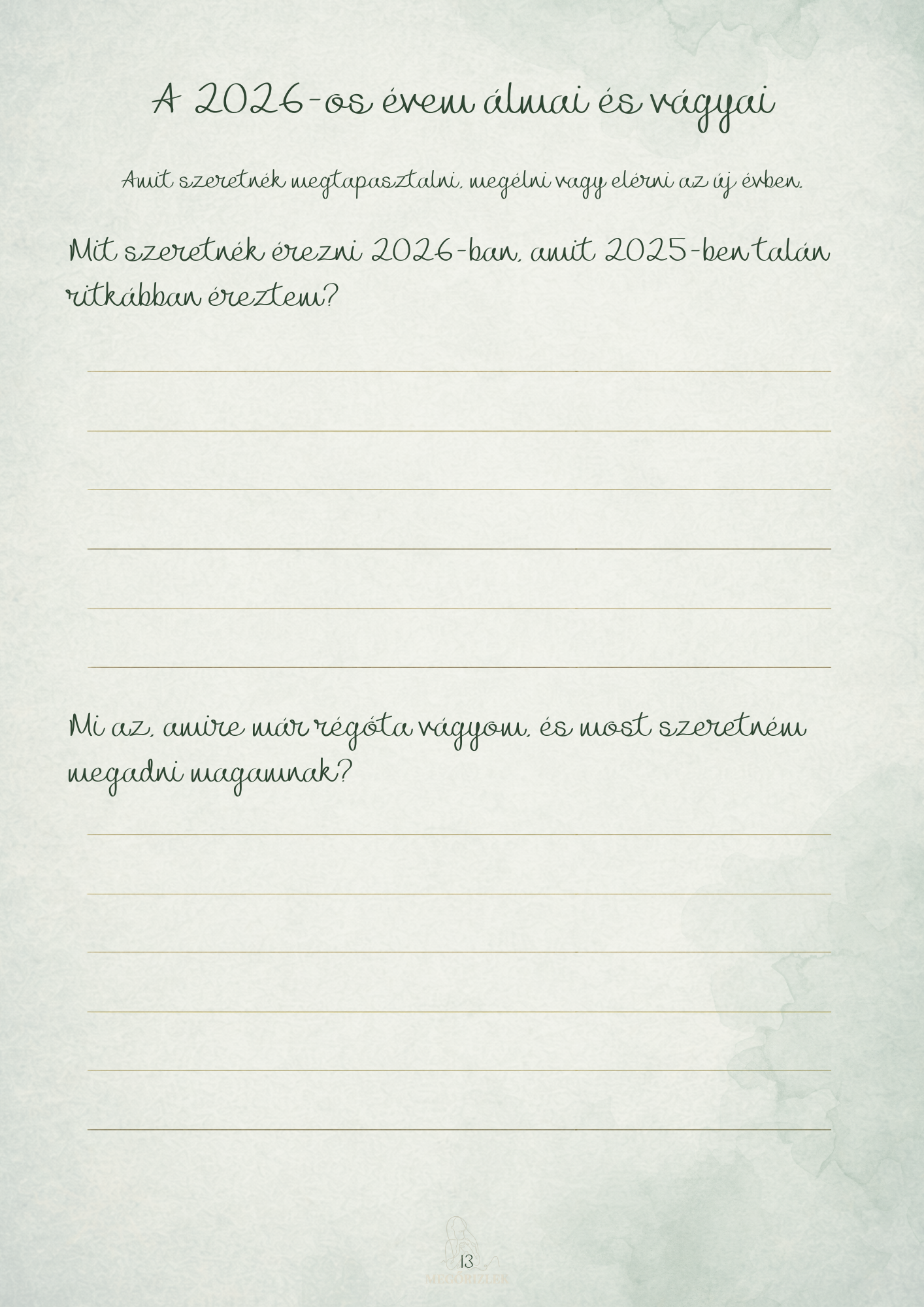 Évutazó - Egy csendes megálló két év között