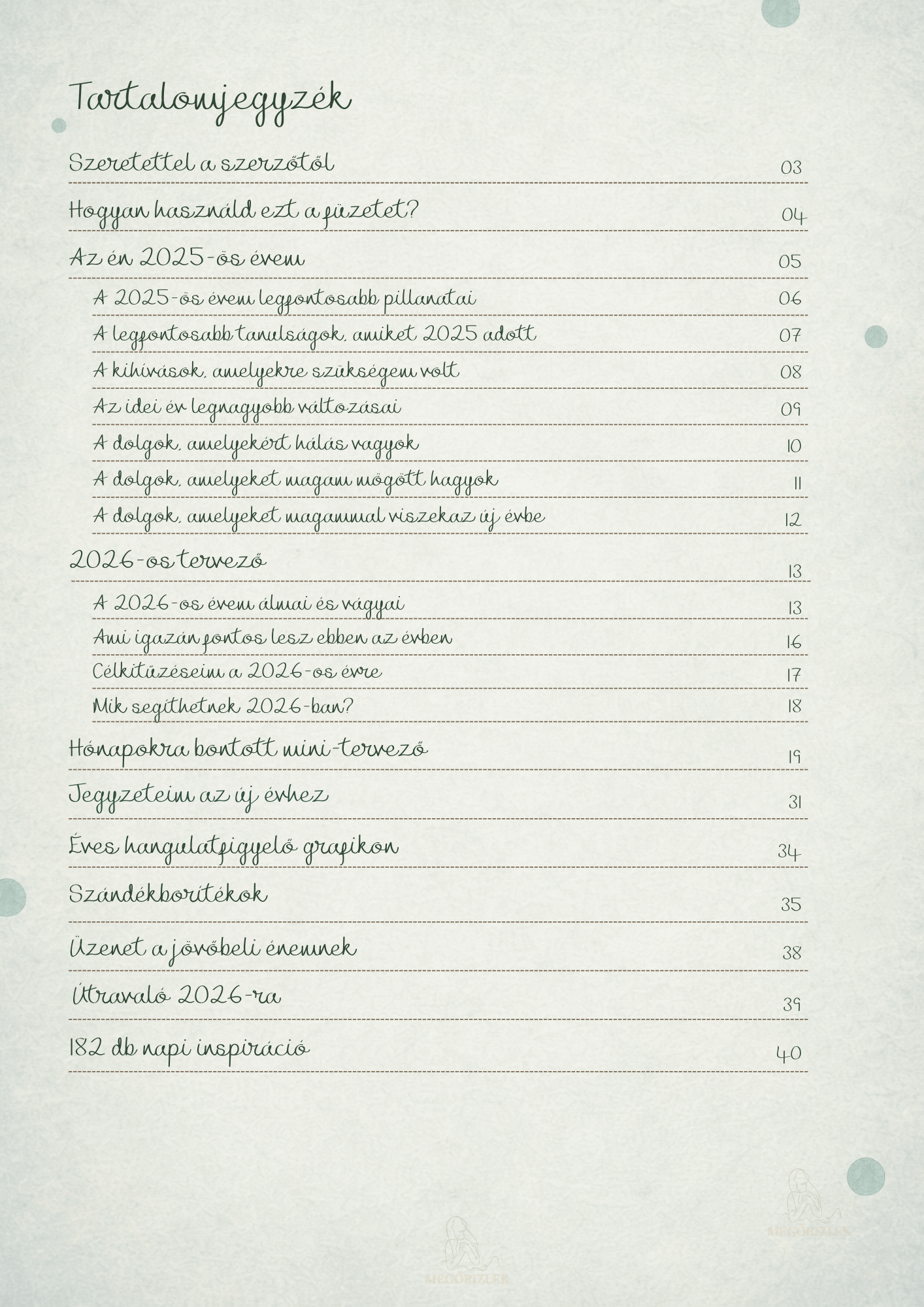 Évutazó - Egy csendes megálló két év között